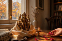 Why Doesn't a Brass Durga Statue Get Immersed at Navratri?