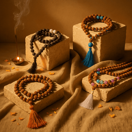 Mala Beads - Japa Mala for Prayer and Mantra Practice - SHAMTAM