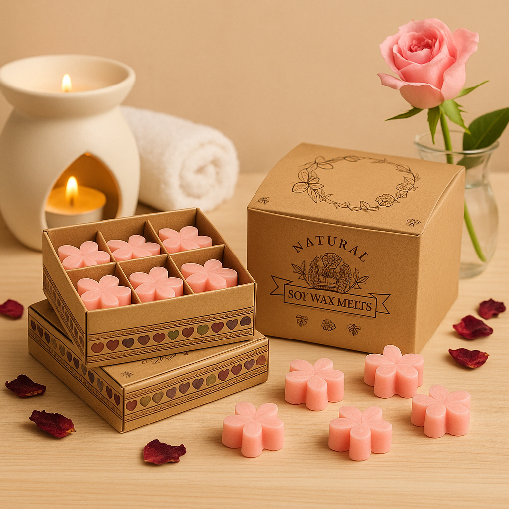 Klassische Rose Wachsschmelzbox