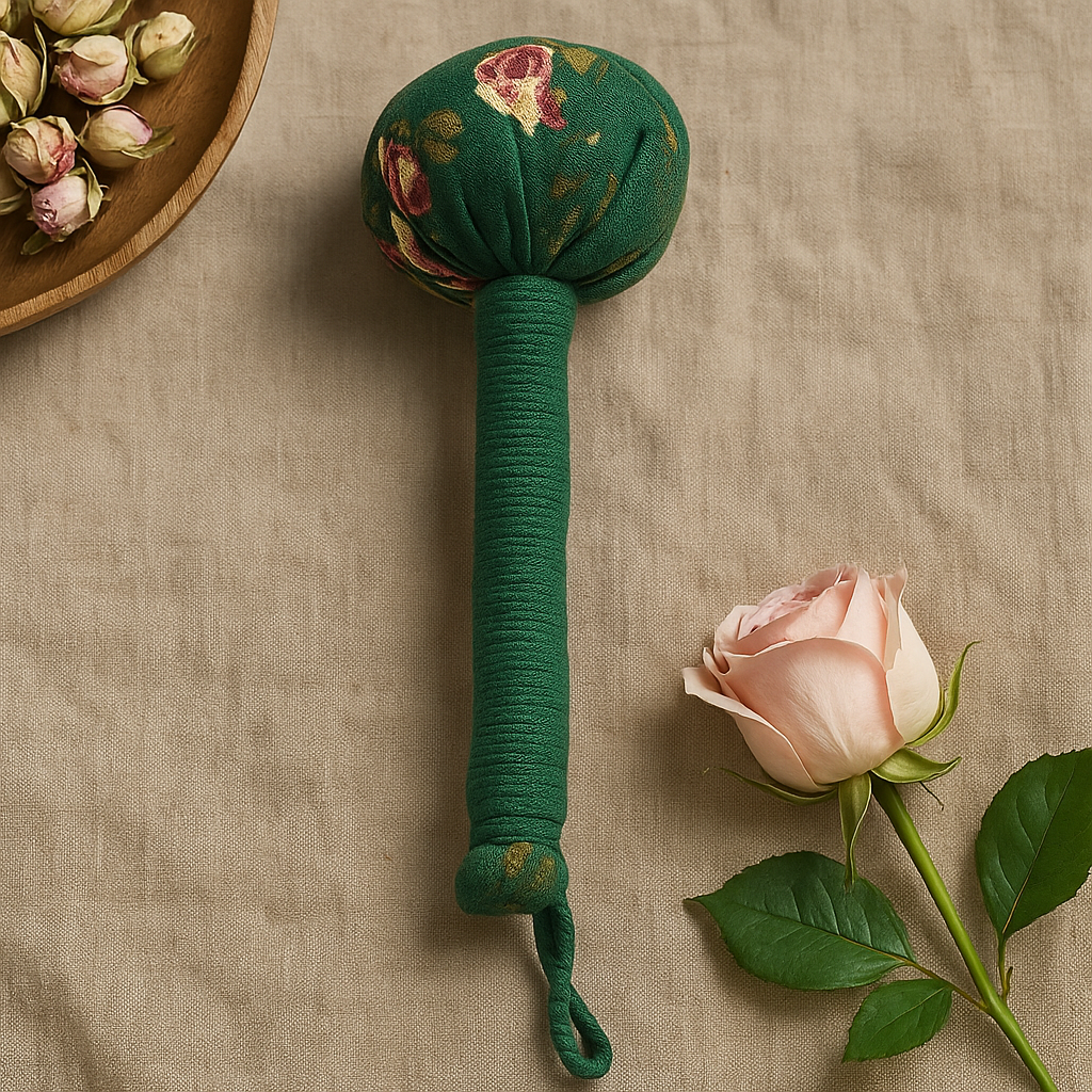 Green Wormwood Tapping Massage Mallet for Singing Bowls
