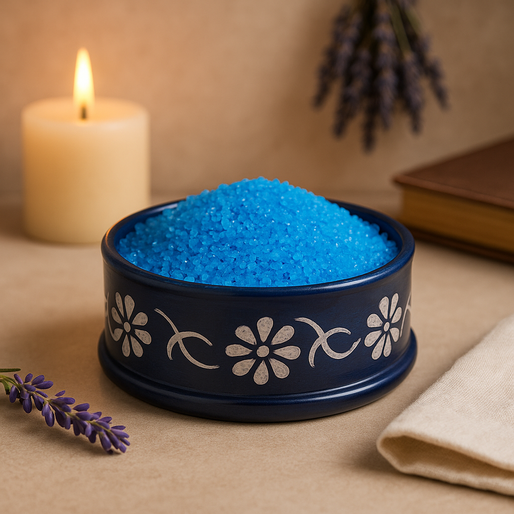 Gránulos de lavanda a fuego lento