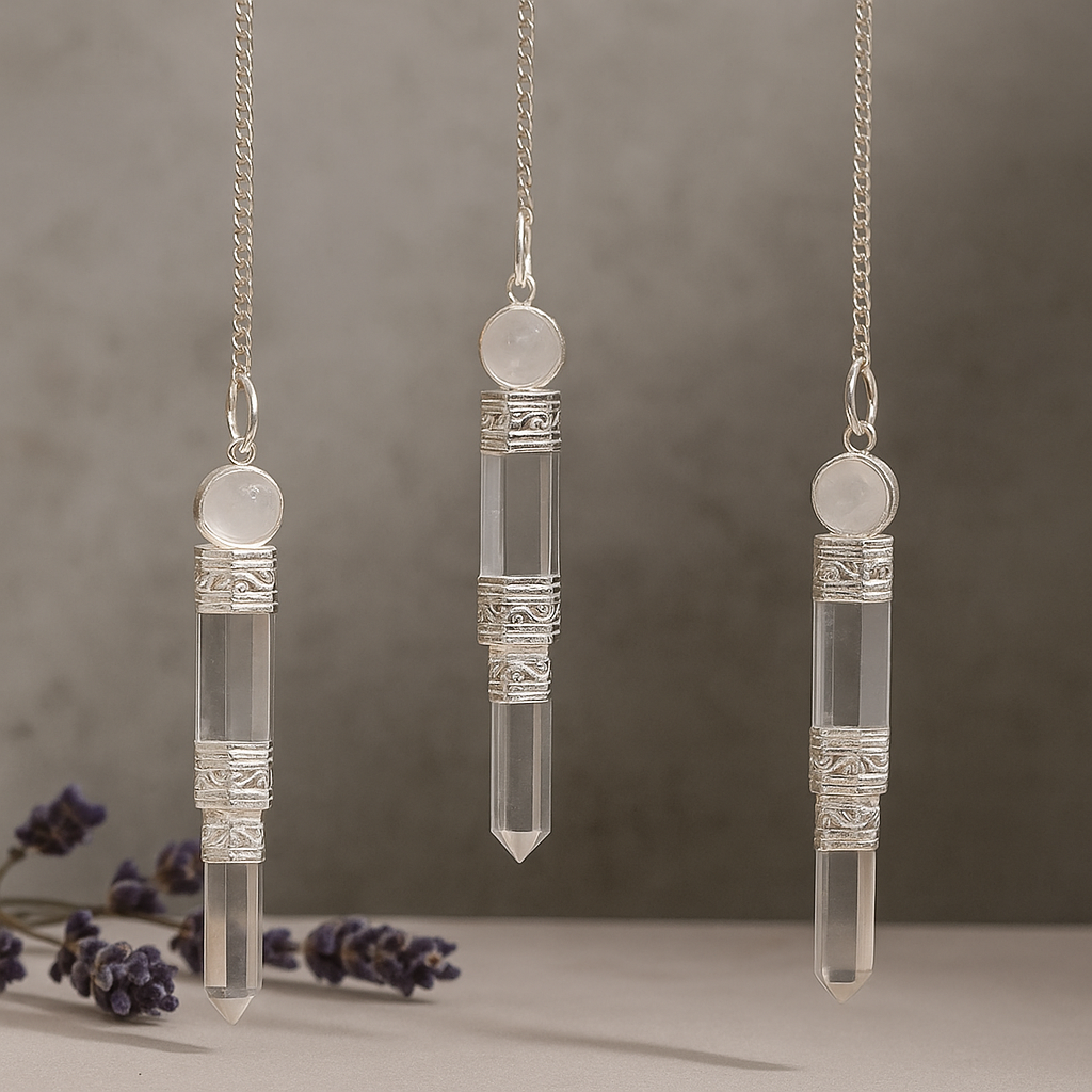 Kyvadlo z křišťálu s řetízkem