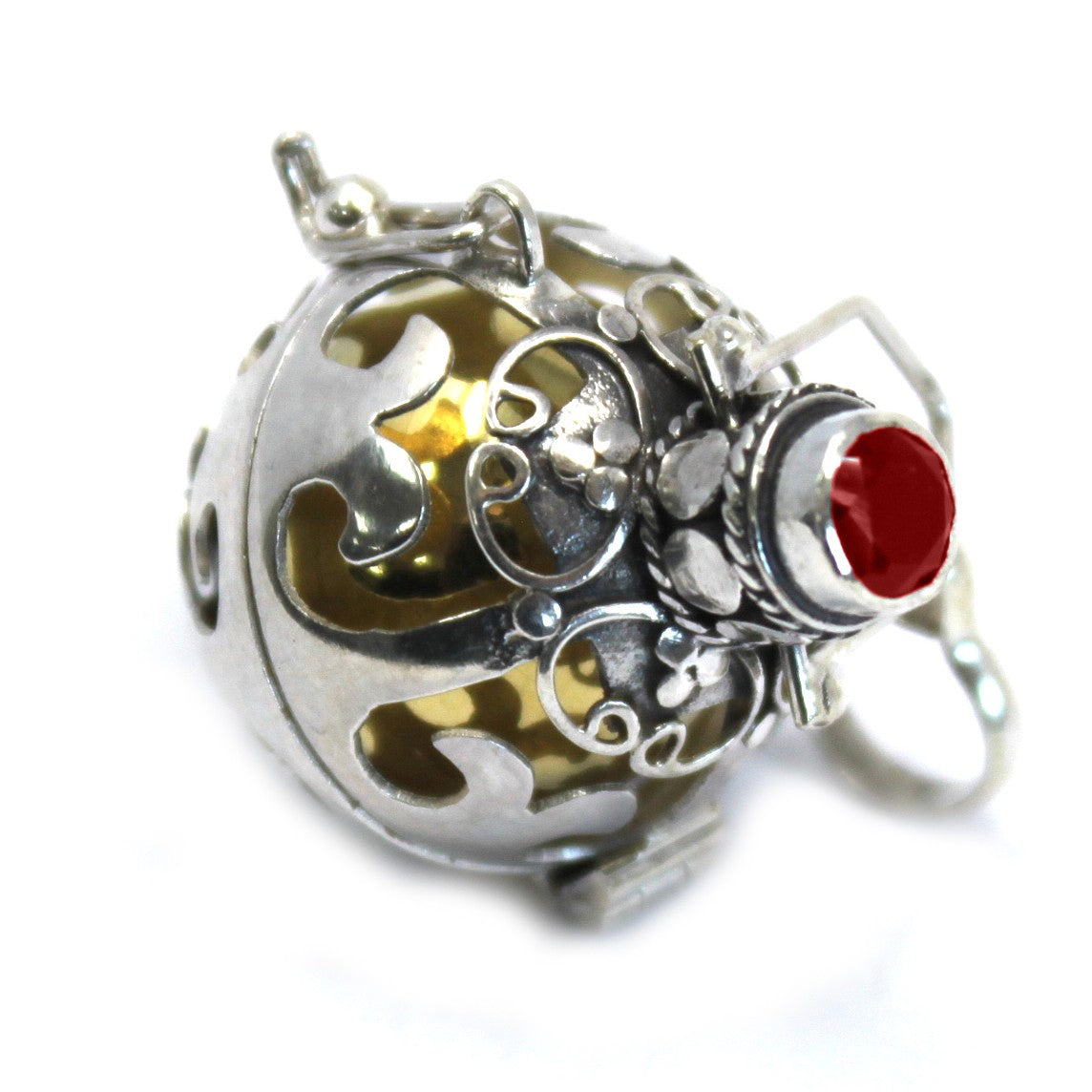Náhrdelník s anjelským zvončekom striebro 18 mm Magický