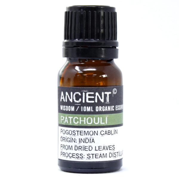 Óleo Essencial de Patchouli Orgânico Destilado a Vapor 10ml