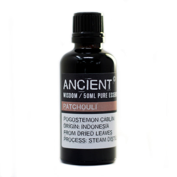Óleo Essencial de Patchouli Destilado a Vapor 50ml