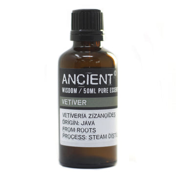 Vetiver Essential Oil Steam Distilled 50ml