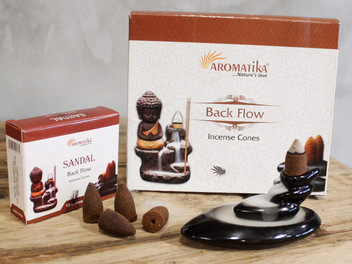 Cones de Incenso Backflow Palo Santo Pack 10 – Aromatica