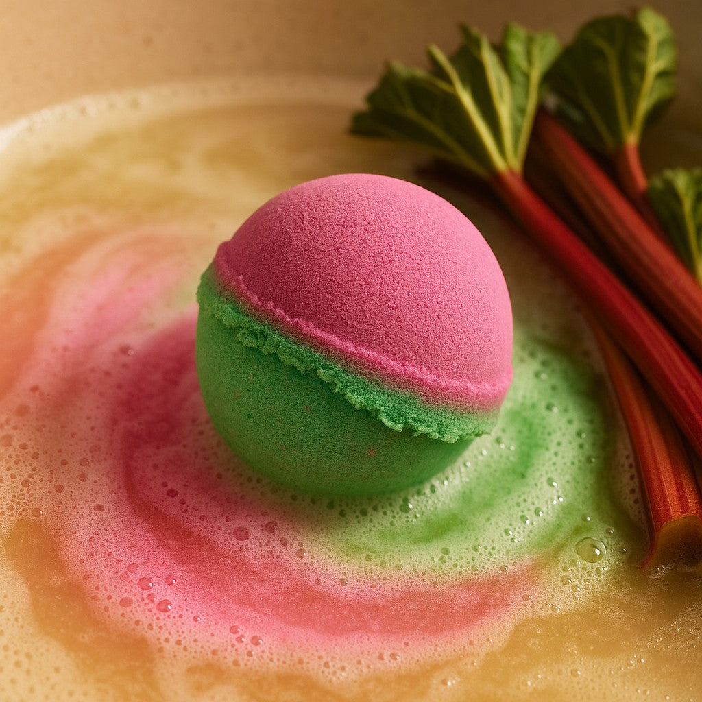 Bath Bomb Fruity Rhubarb Jumbo 180g