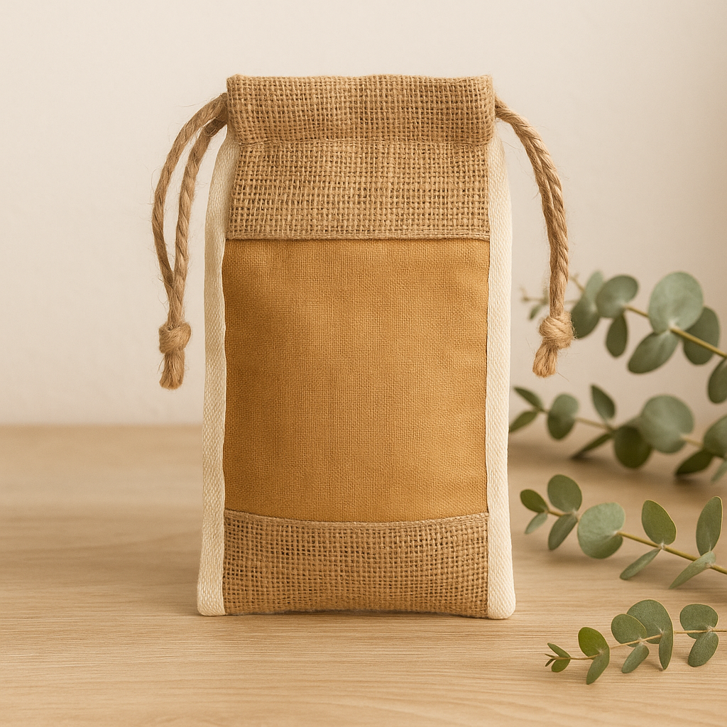 Small Drawstring Pouch, 10x15 cm
