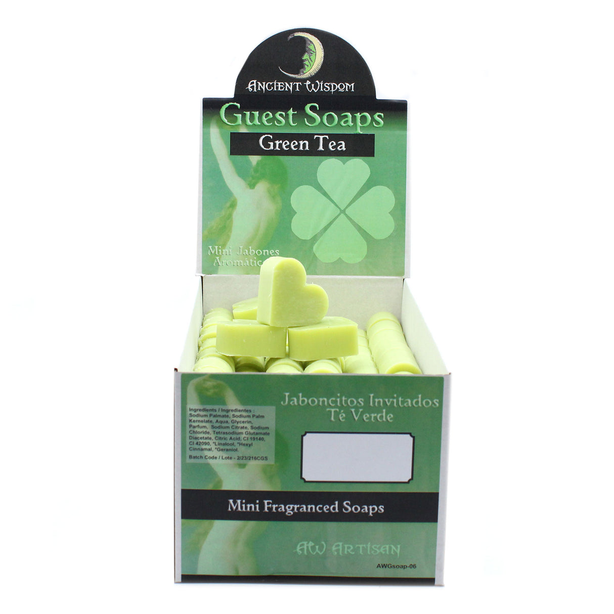 Gastenzeep Hartvormige Groene Thee – 10 Stuks