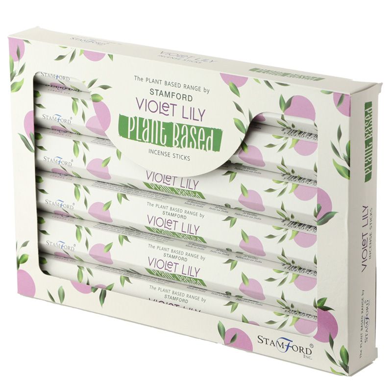 Varillas de incienso de lirio violeta de origen vegetal