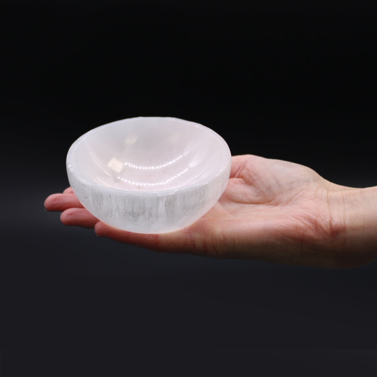 Selenitschale Rund 10 cm