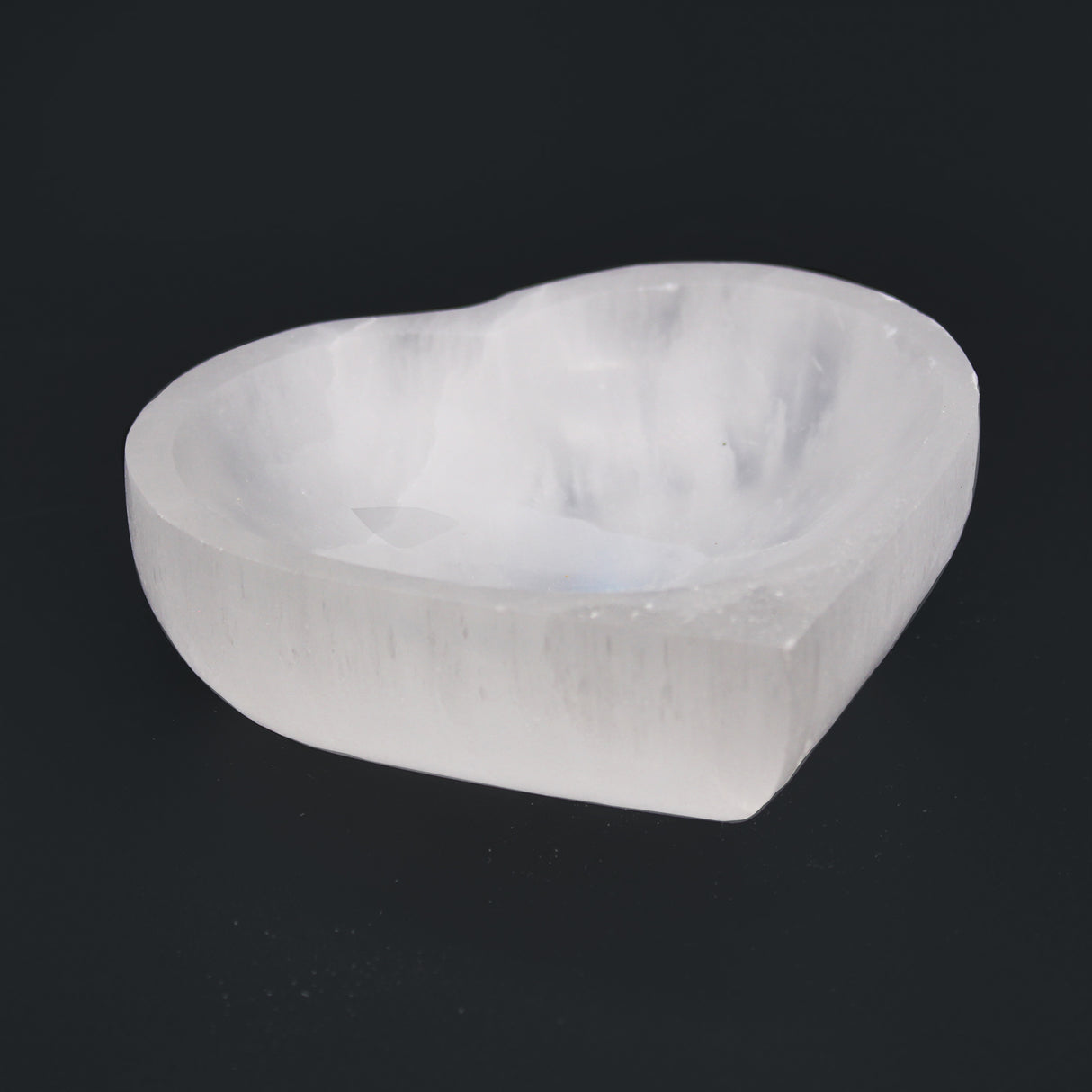 Selenite Heart Bowl 10cm
