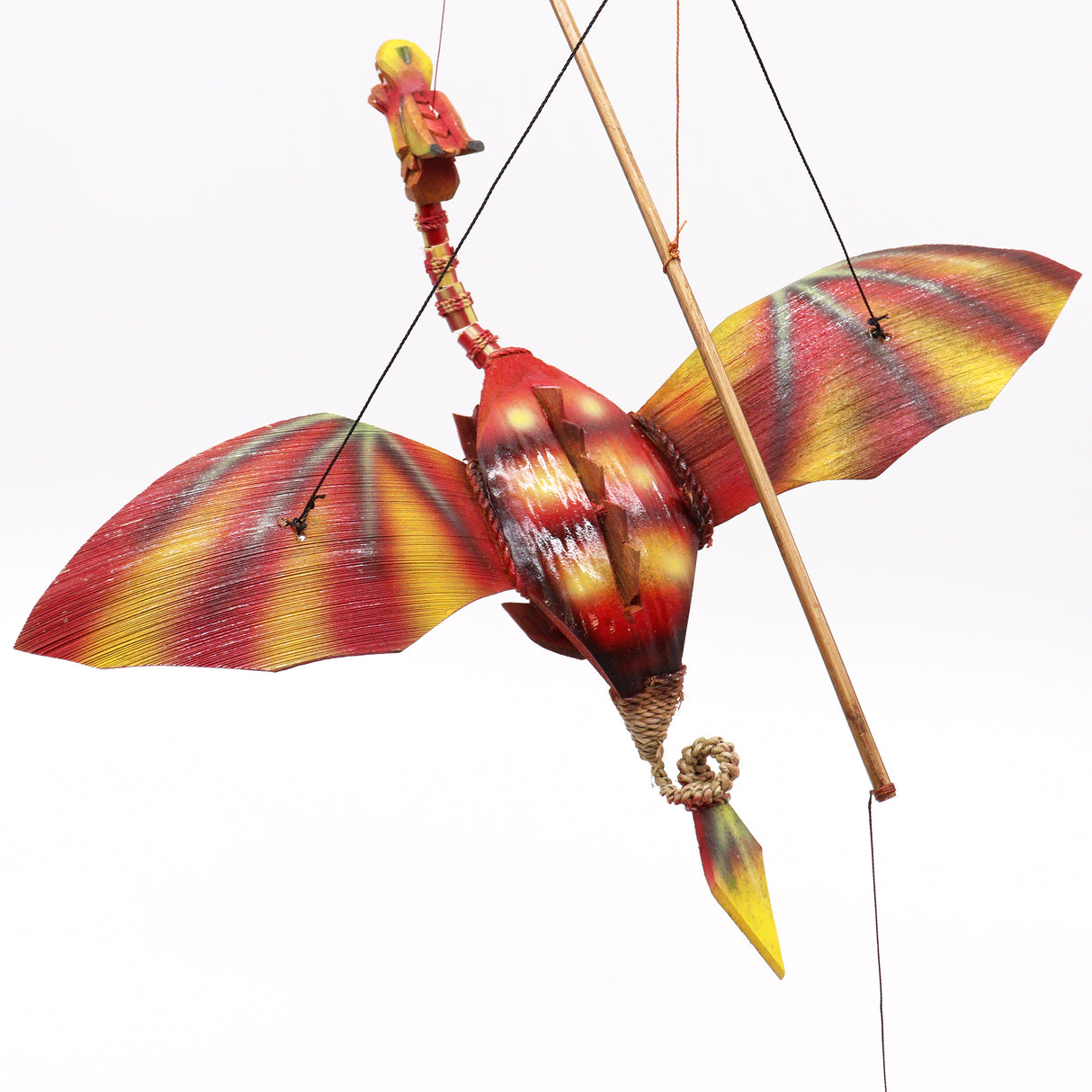 Dragão Móvel Vermelho Coco 37cm