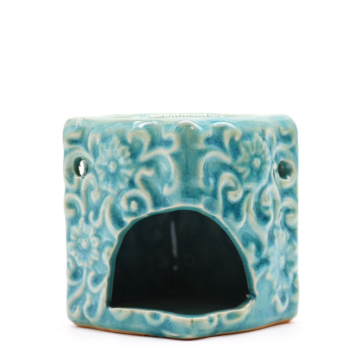Classic Small Square Floral Oil Burners