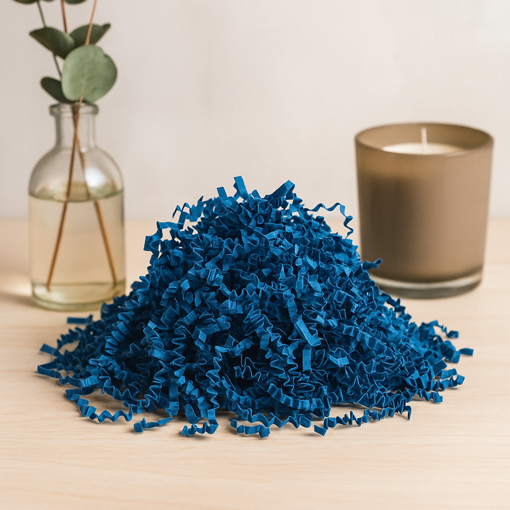 Blaues Papierschnitzel - SizzlePak (1 kg)