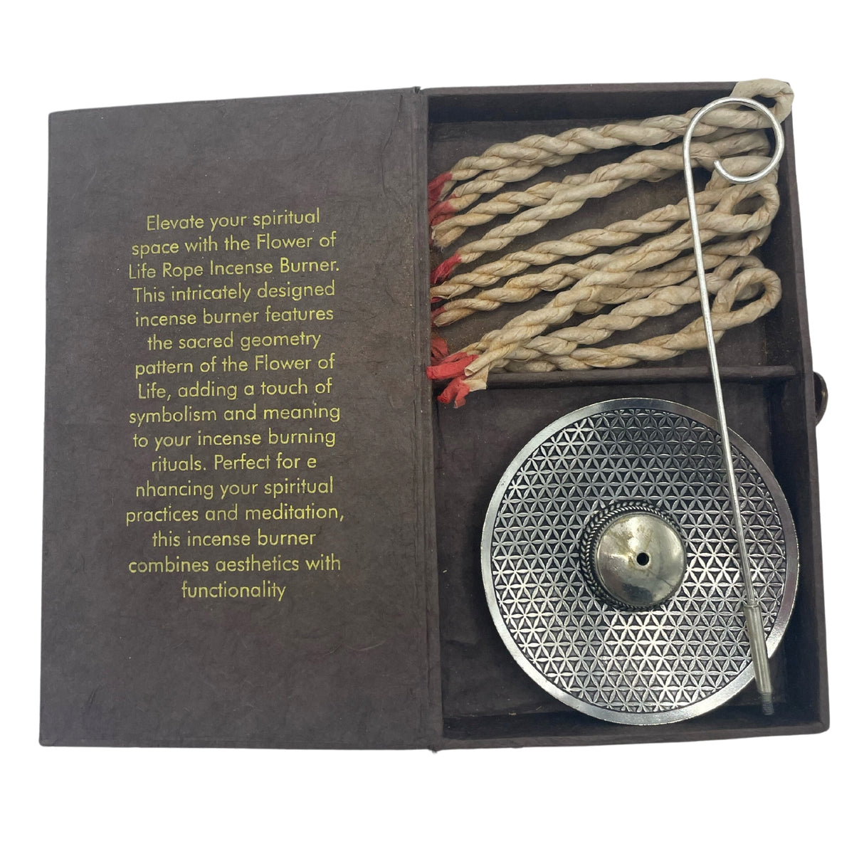 Touw Wierookbrander Set 10 Stuks Levensbloem