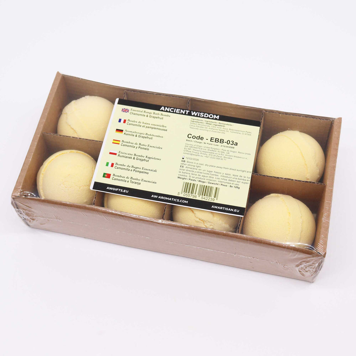 Badebombe – Kamille und Grapefruit Ätherisches Öl