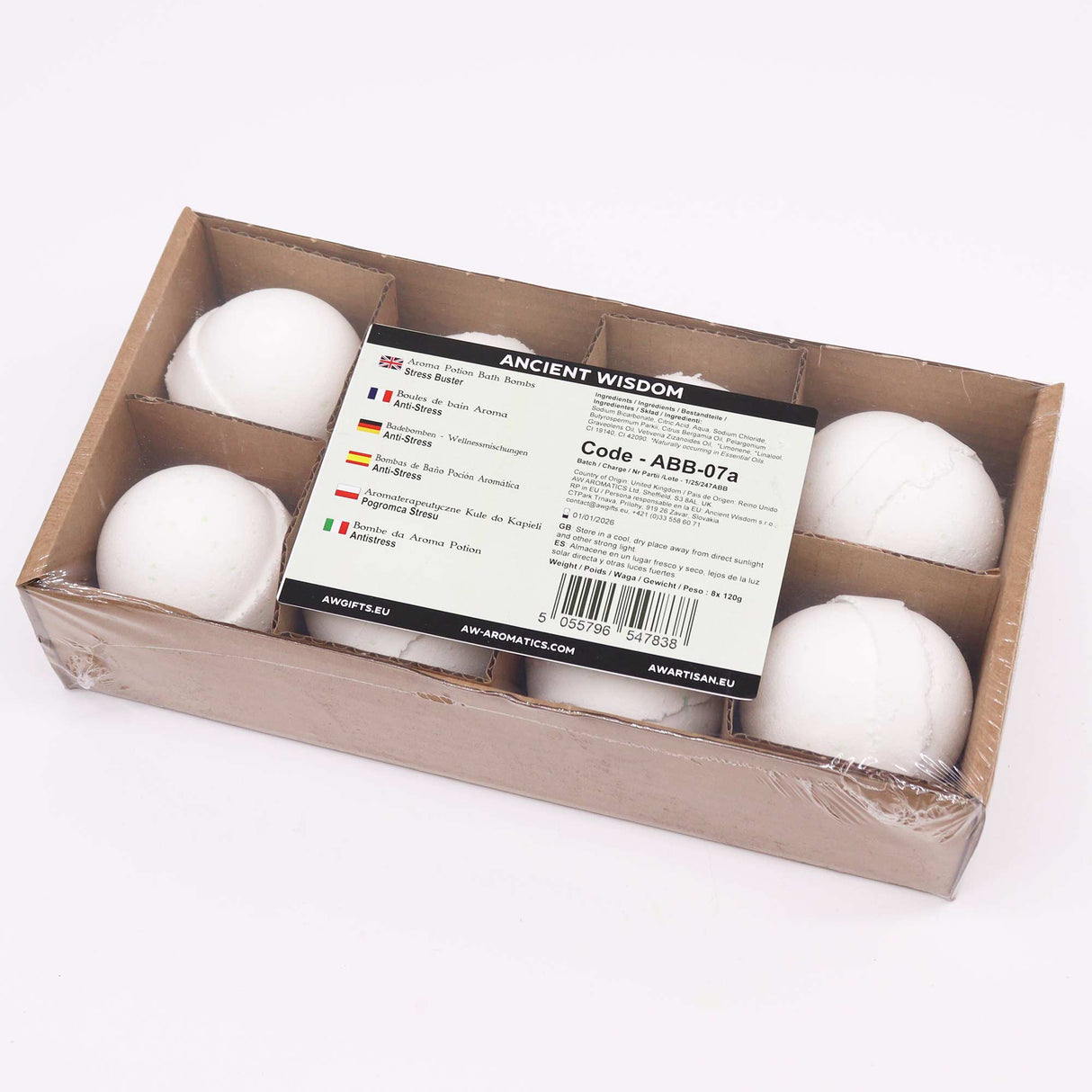 Ensemble de 3 bombes de bain potion anti-stress