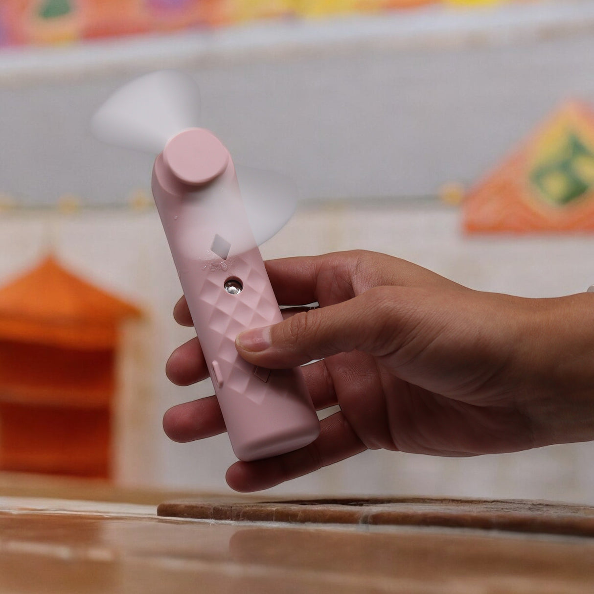 Nano Nebel Gesicht Ventilator Sprüher USB Wiederaufladbar Rosa