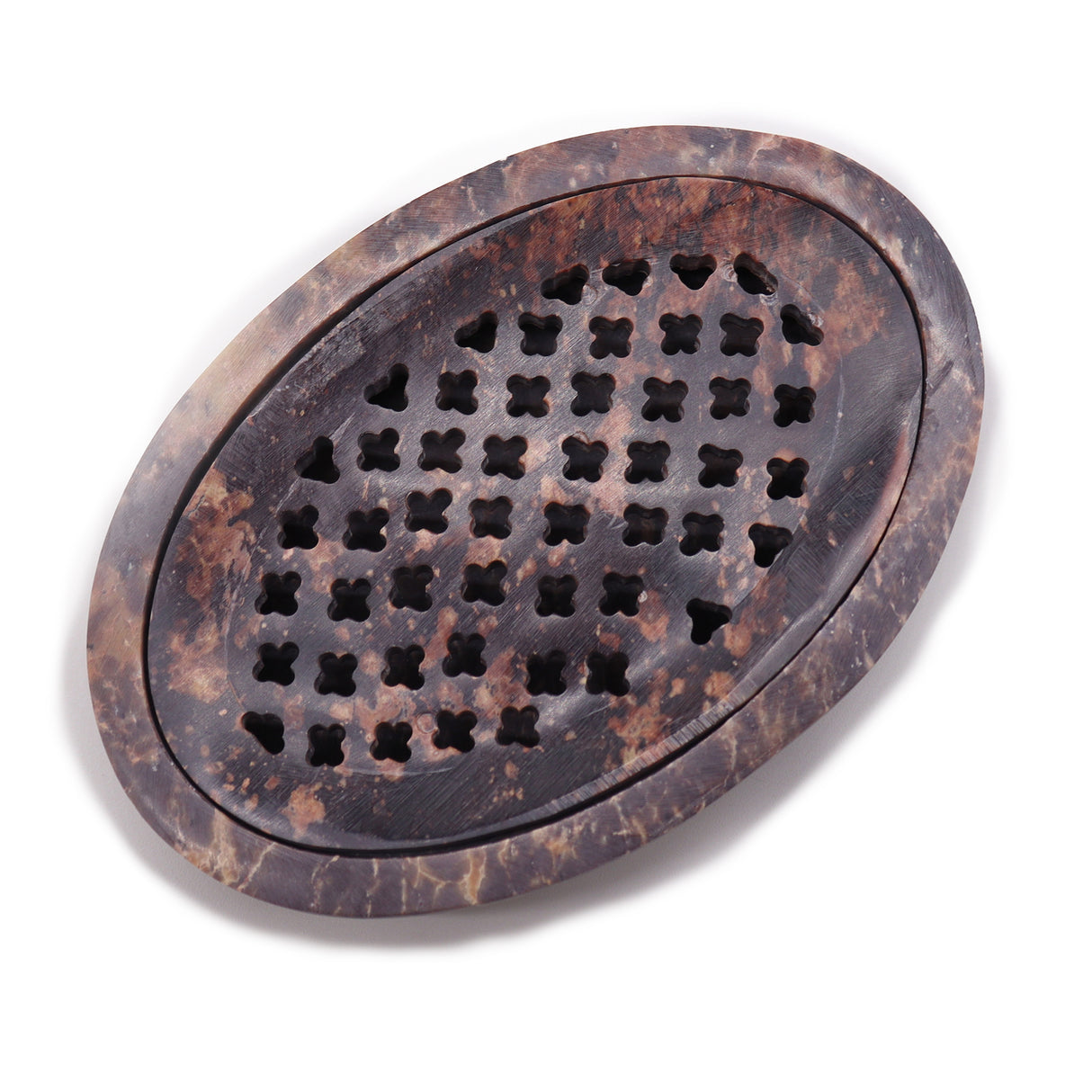 Soapstone Soap Dish Drainer 11X8Cm Classic Oval