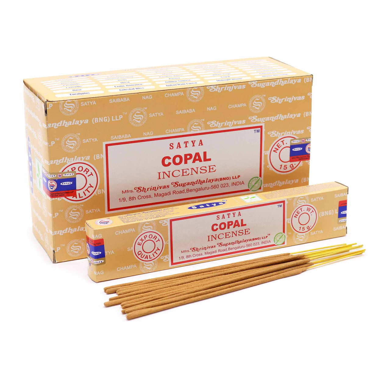 Kopal füstölőpálcikák 15g, Satya