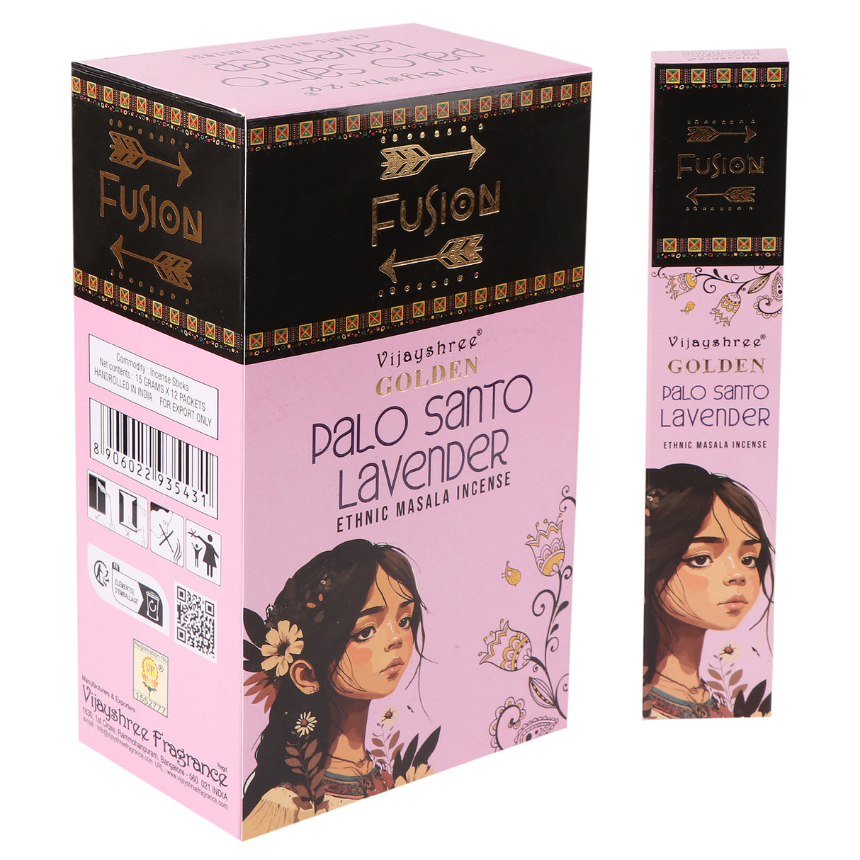 Palo Santo a levandulové vonné tyčinky 15g