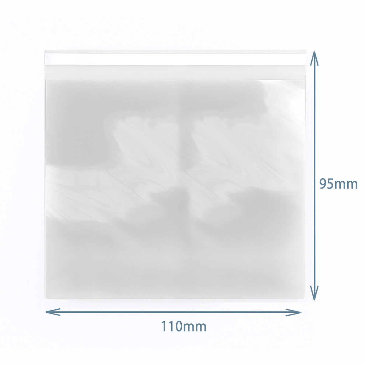 Clear Resealable Poly-Prop Bags 110 × 95 mm, Pack of 500