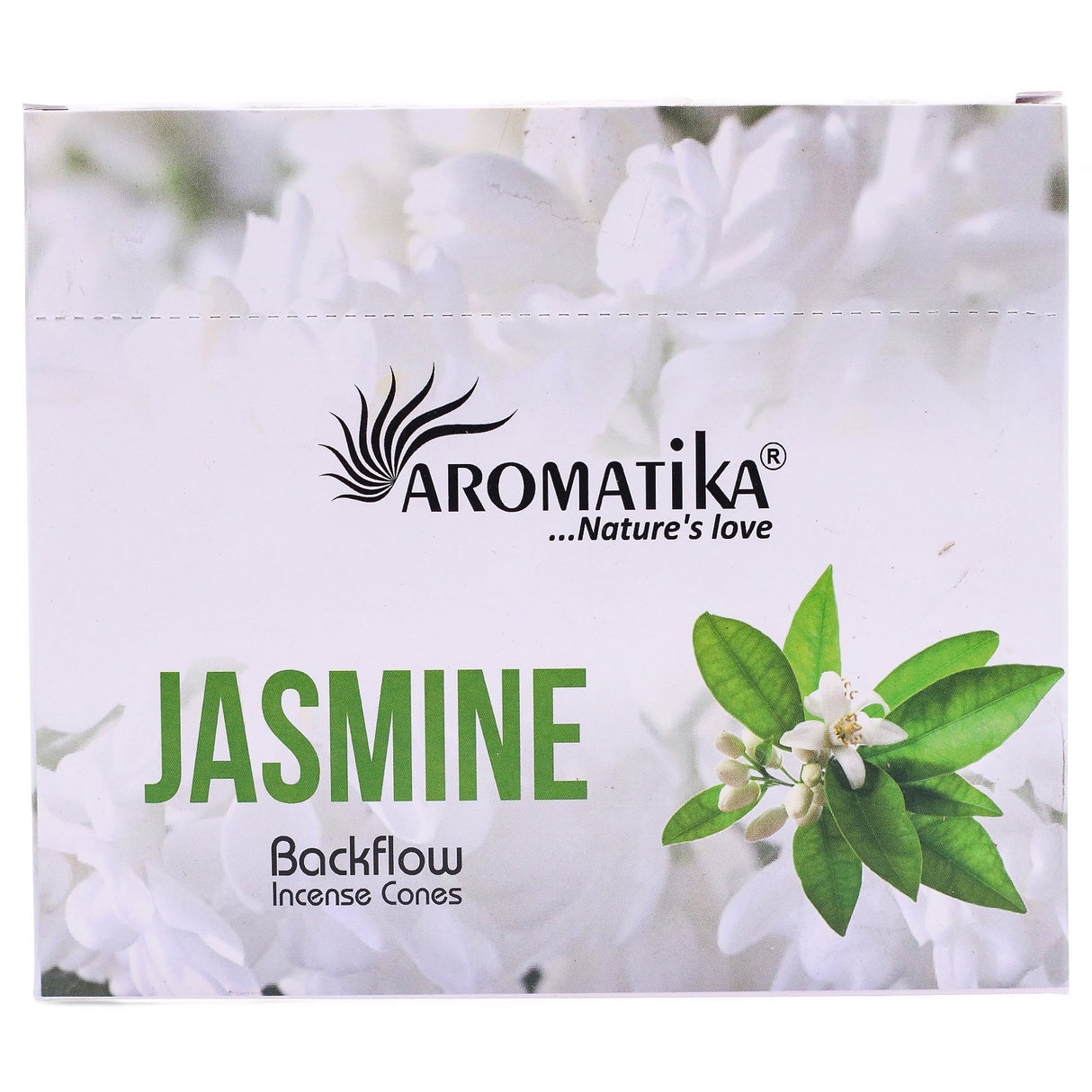 Backflow rökelsekoner Jasmin 10-pack