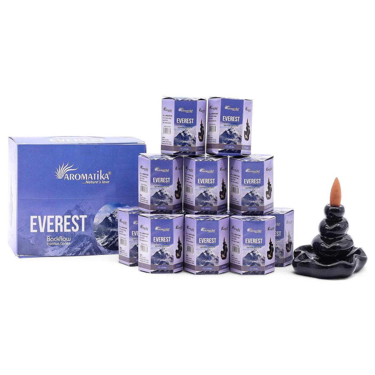 Cônes d'encens à refoulement Masala Everest 10 cônes Aromatika