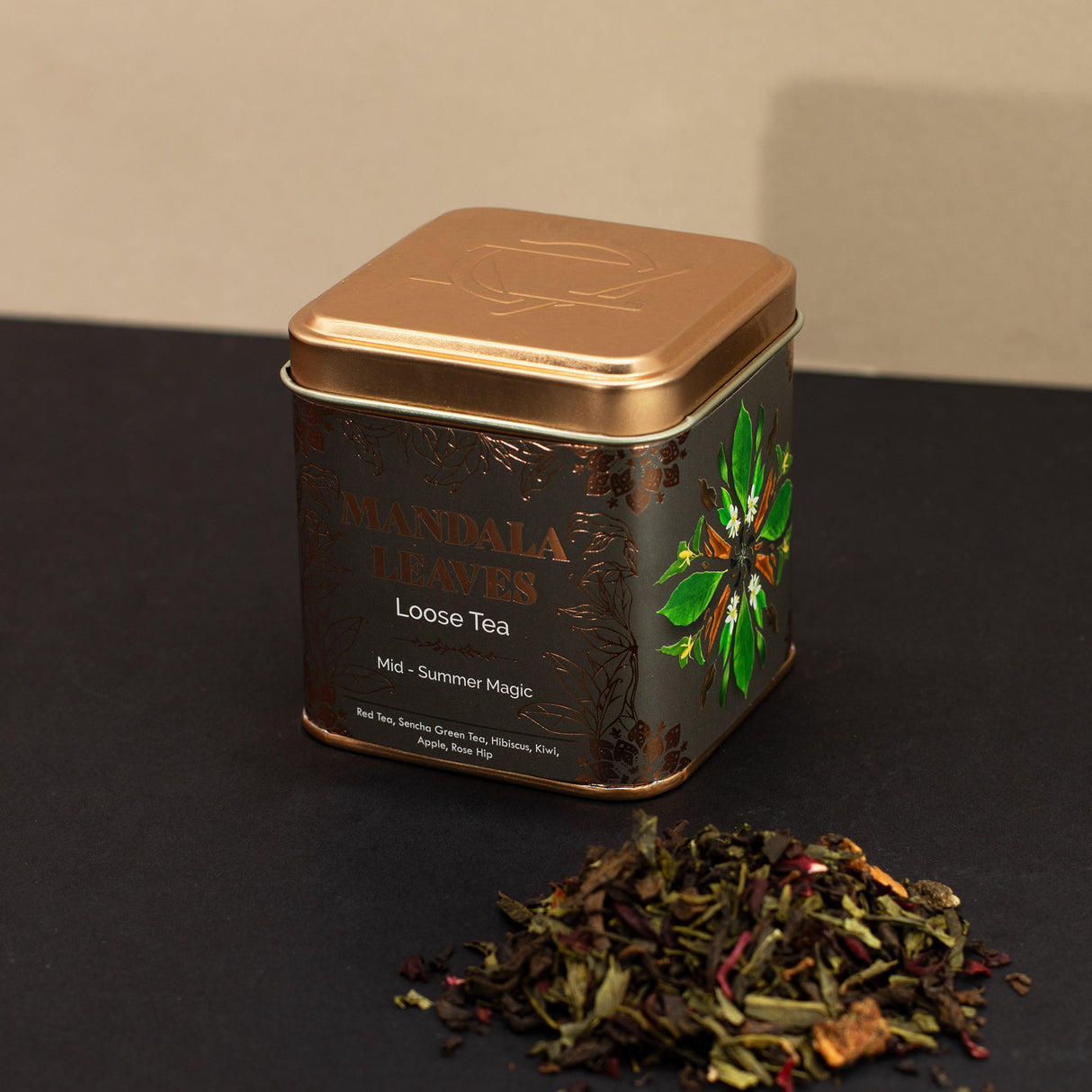 Mid-Summer Magic Pu-erh Sencha hibiskus čaj u listićima