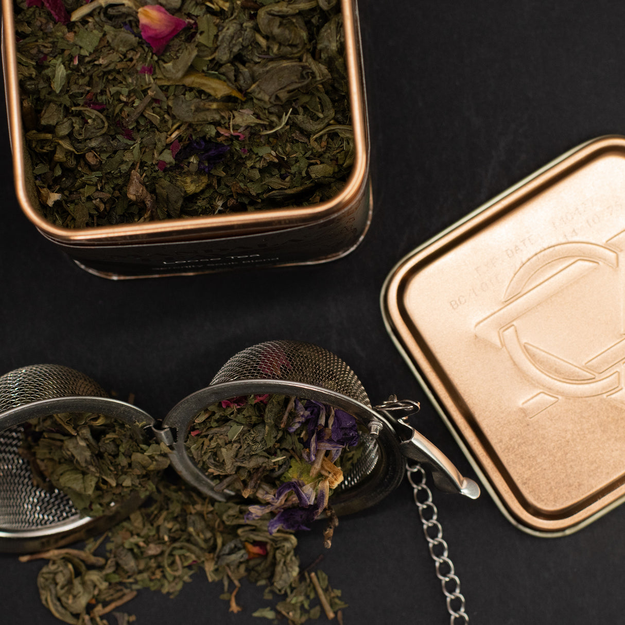 Menta ruža Gunpowder zeleni čaj u listićima, 50 g