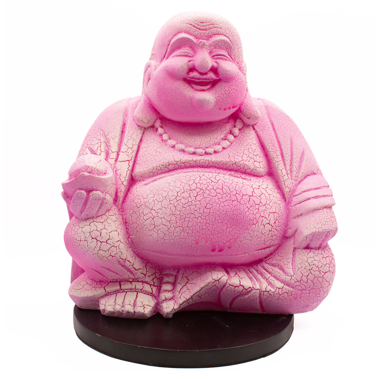 Lampe Bouddha Rieur Fruit du Dragon - Socle Rond