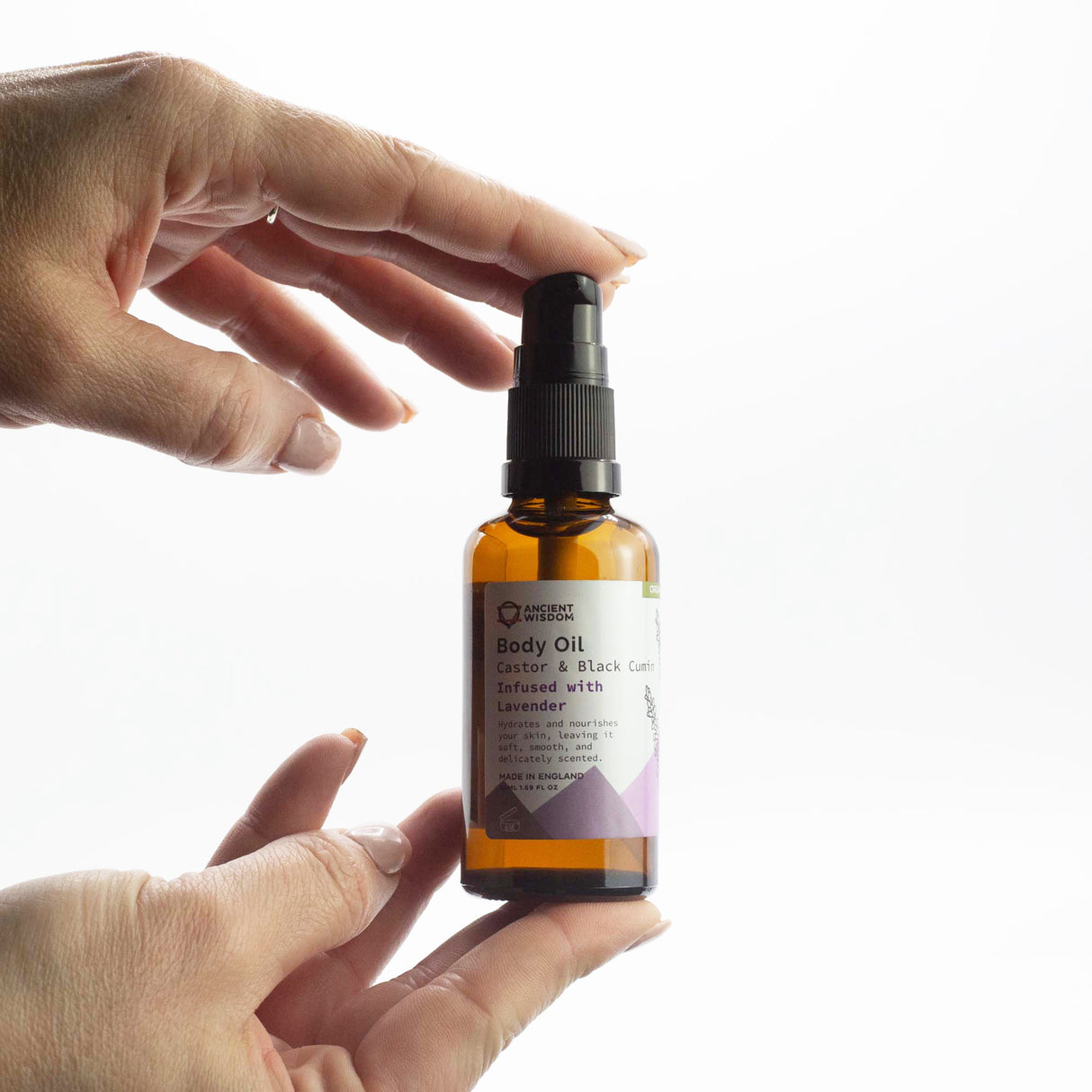 Huile corporelle à la lavande biologique 50 ml