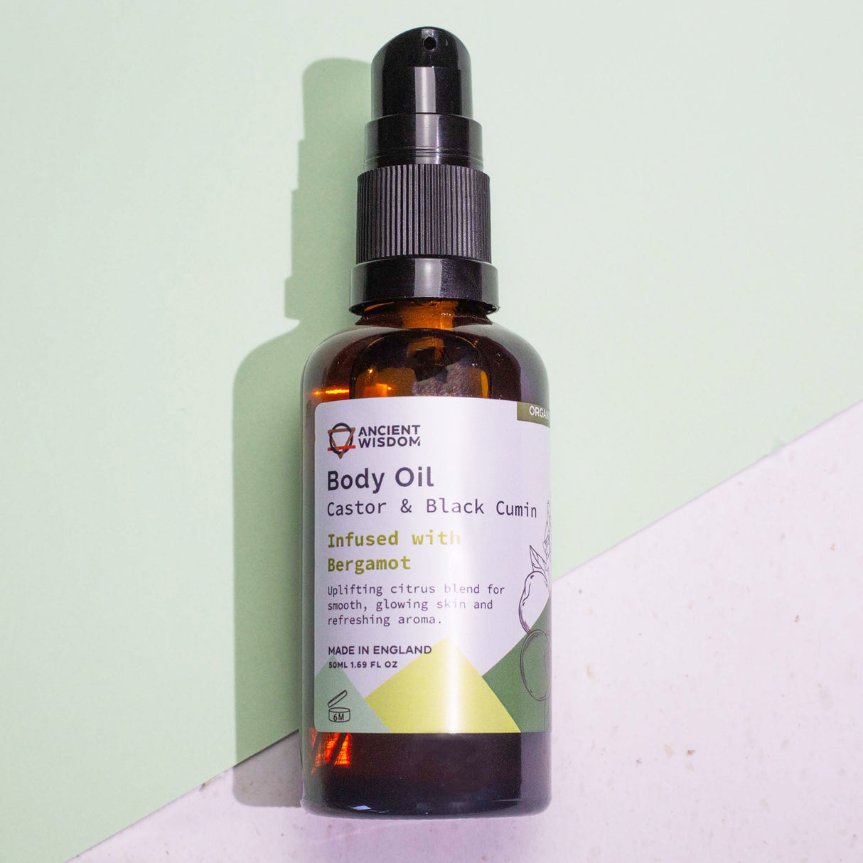 Ulei de corp organic cu bergamotă 50ml