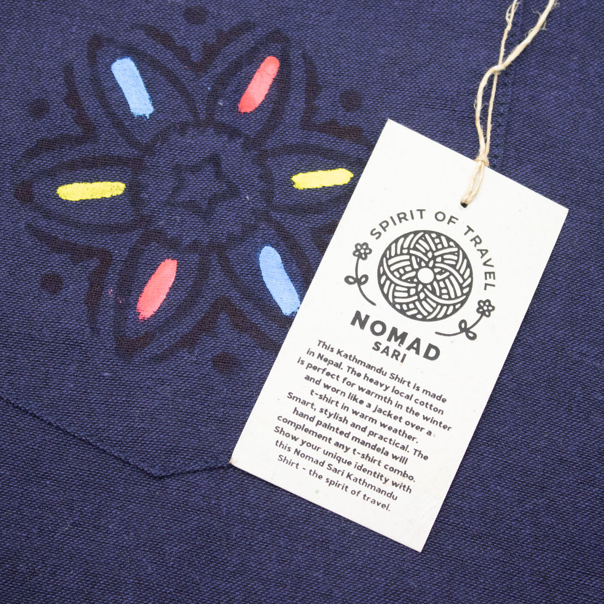 Nomad Sari Kathmandu Shirt - Indigo - XXL