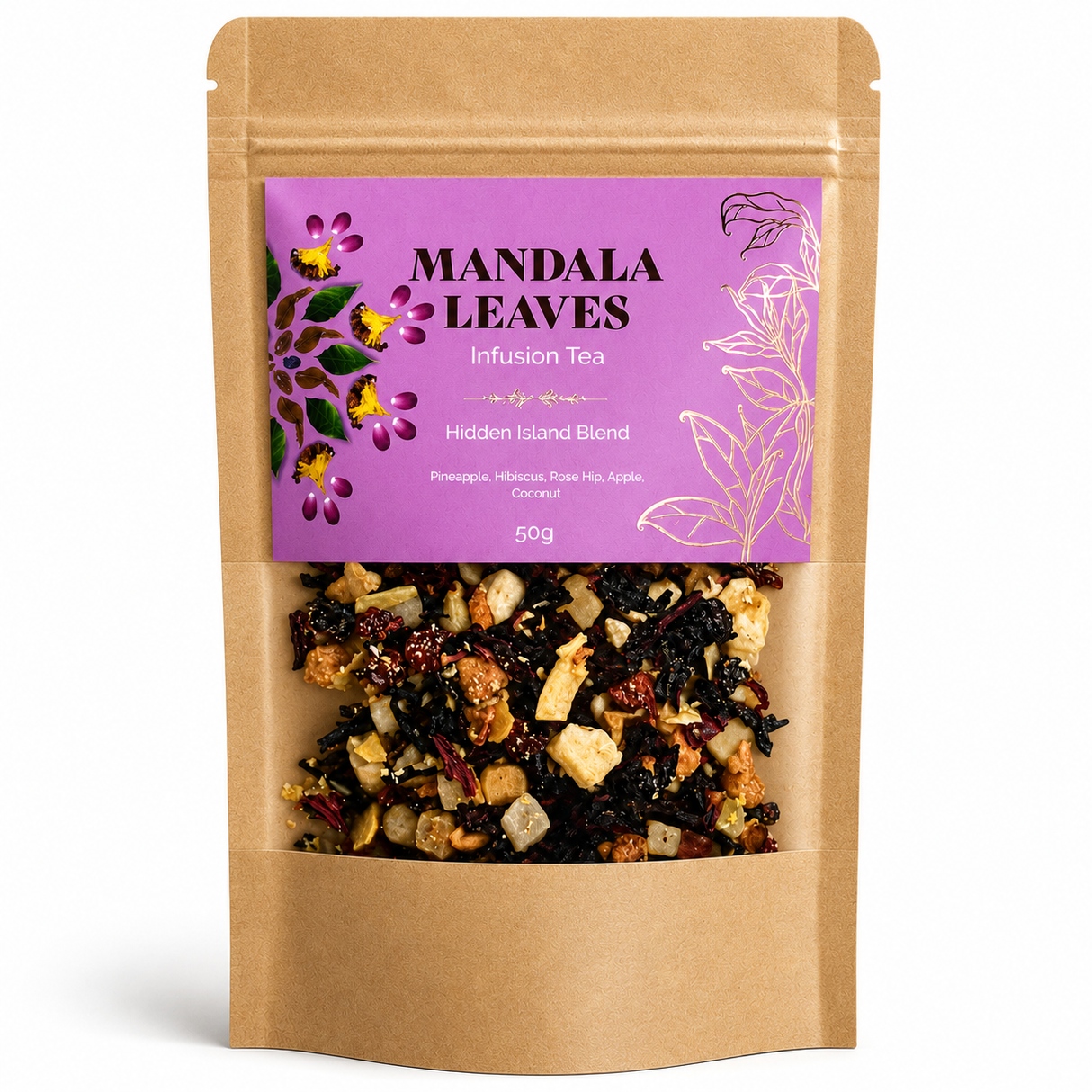Pina Colada Herbal Tea 50g – Artisan Tea