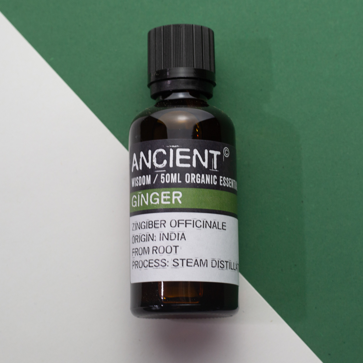 Ginger Essential Oil Organic Steam Distilled 50ml