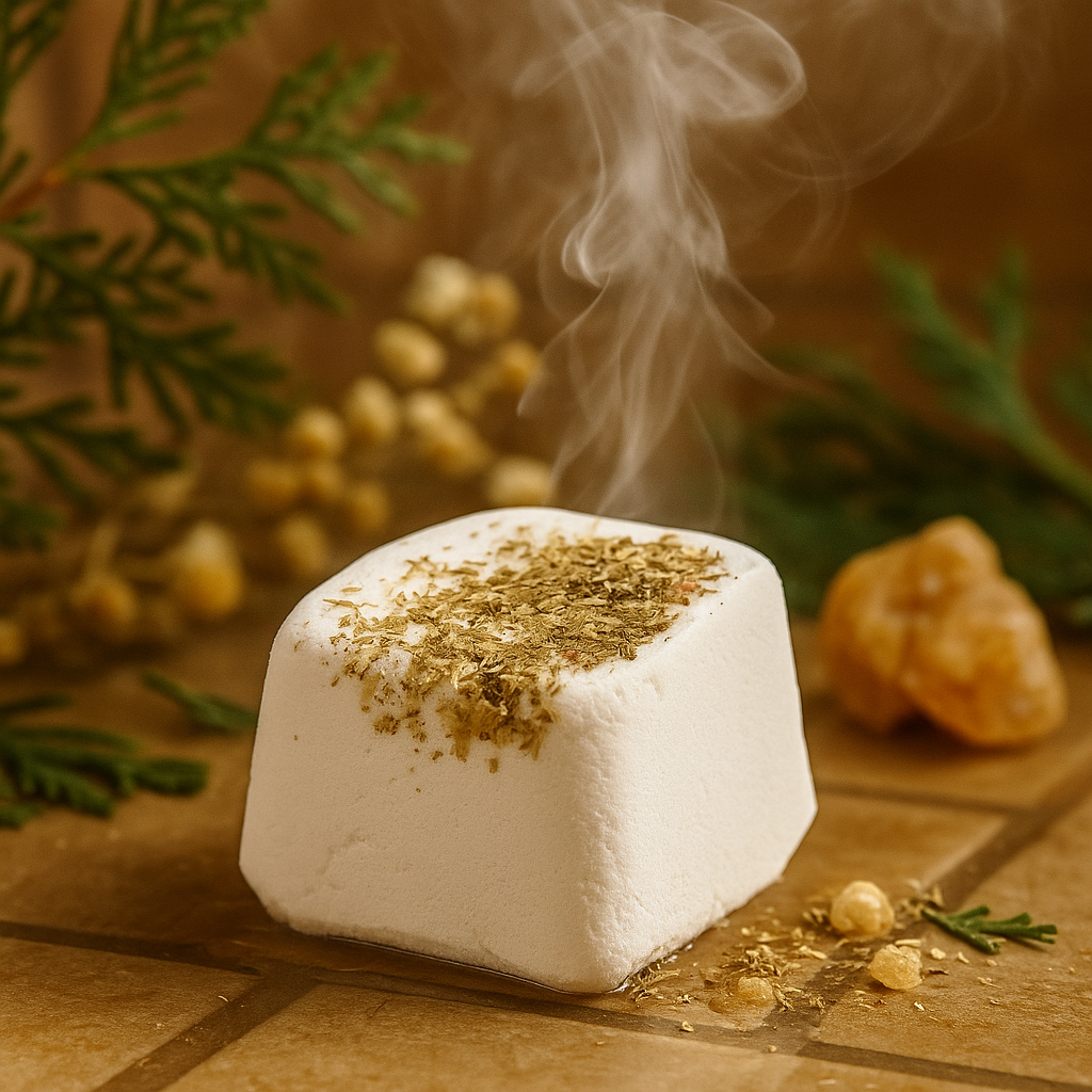 Tablete efervescente pentru duș calmante 80g, pachet de 5