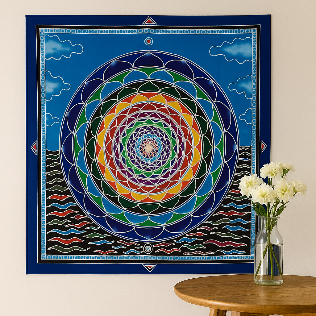 Artă Mandala În Nori 106cm x 93cm