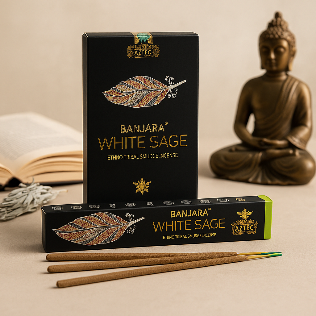 White Sage Smudge Incense Sticks Banjara