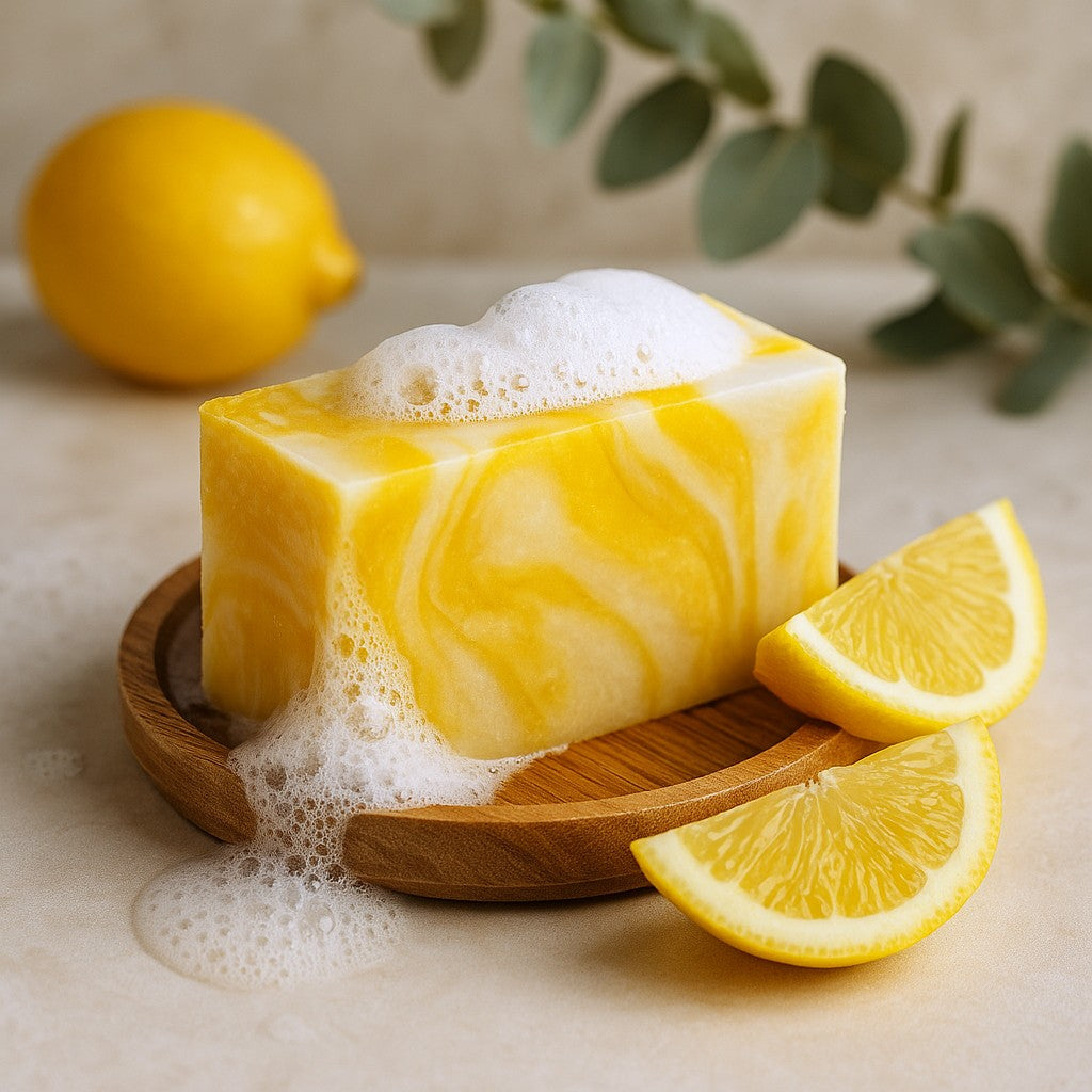 Citronsæbe med olivenolie 100g