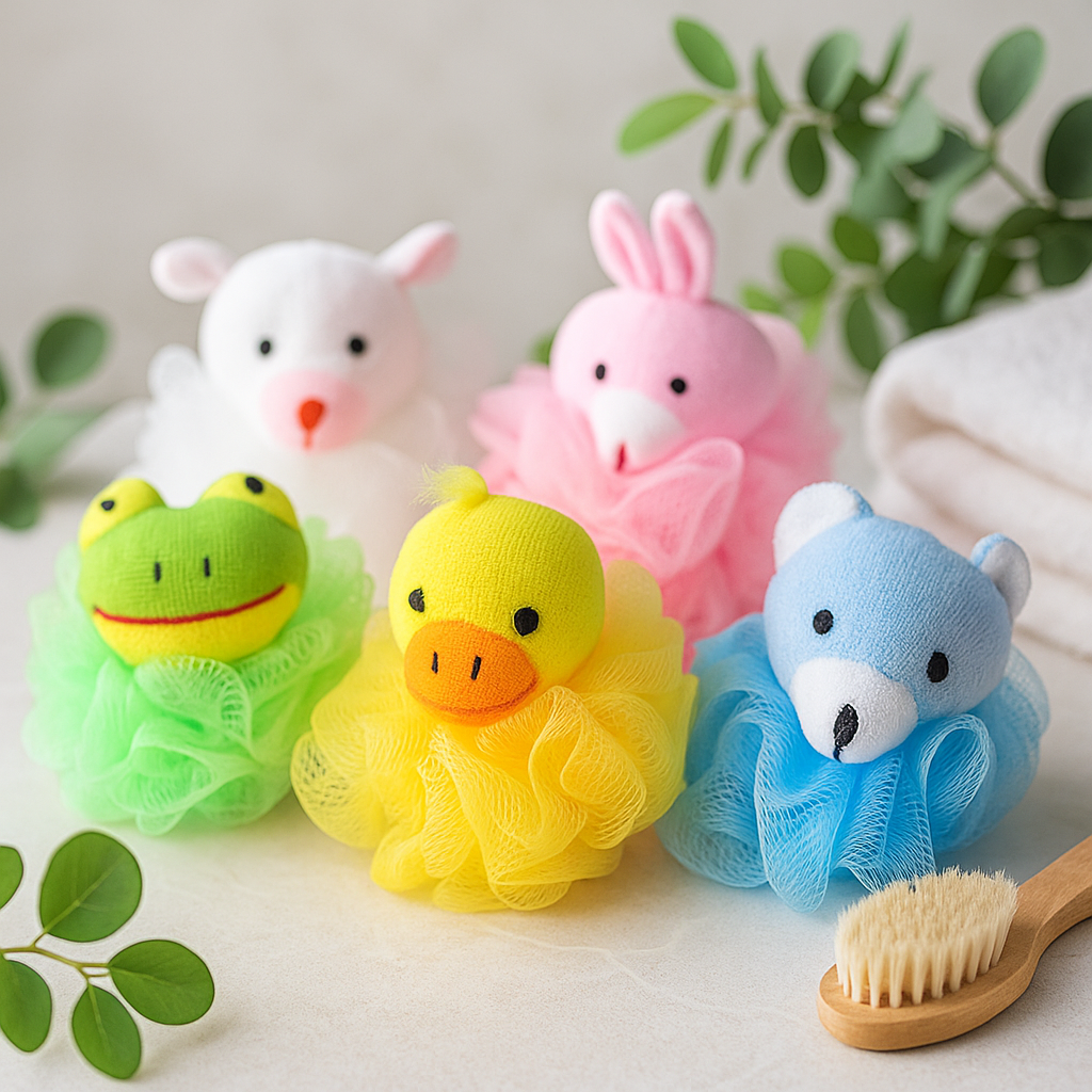 Hair Scrunchie Cotton Animal Design Assorted Colors