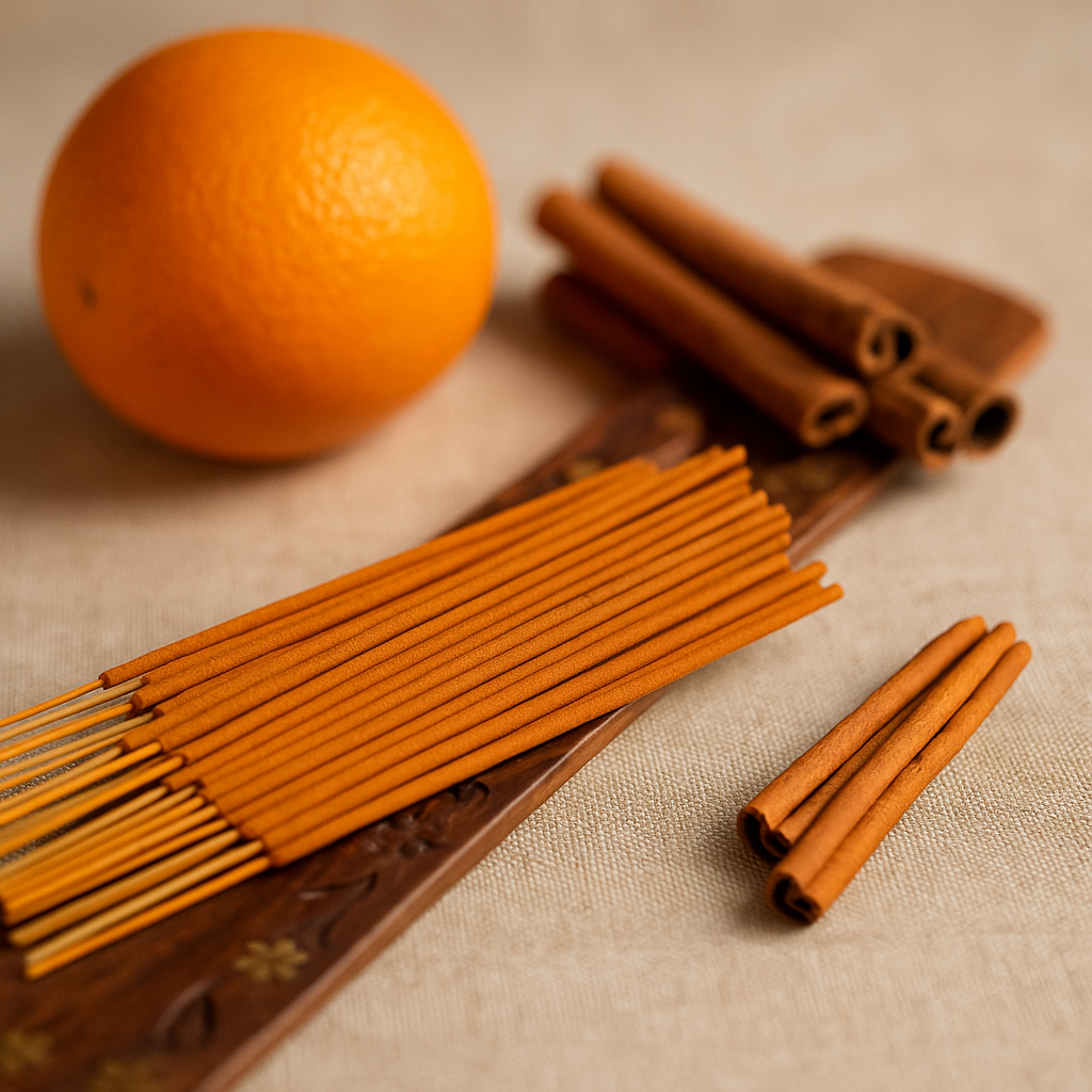 Orangen- und Zimt-Räucherstäbchen, 450 Stück