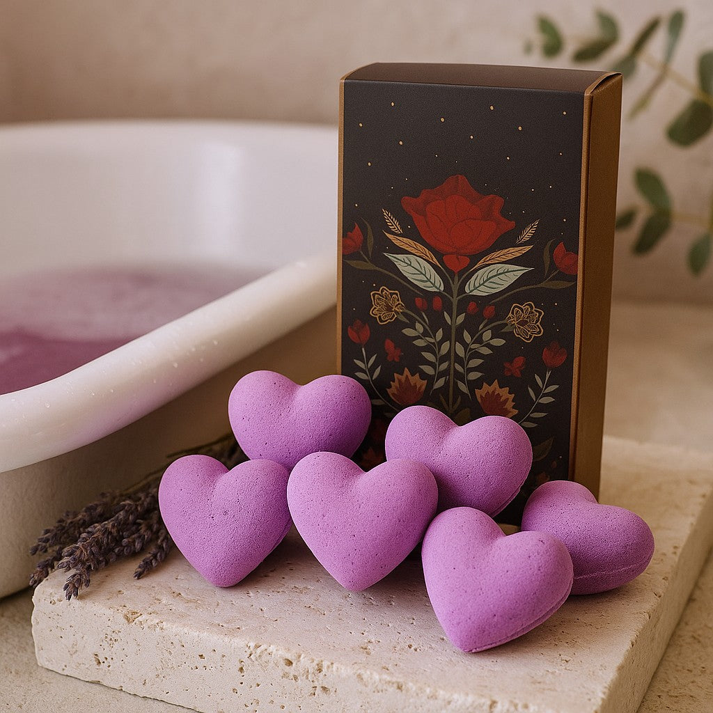 Set de regalo de bombas de baño - Paquete de 5, lavanda francesa