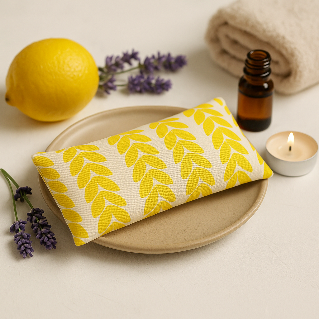 Almohada refrescante para ojos con aromaterapia
