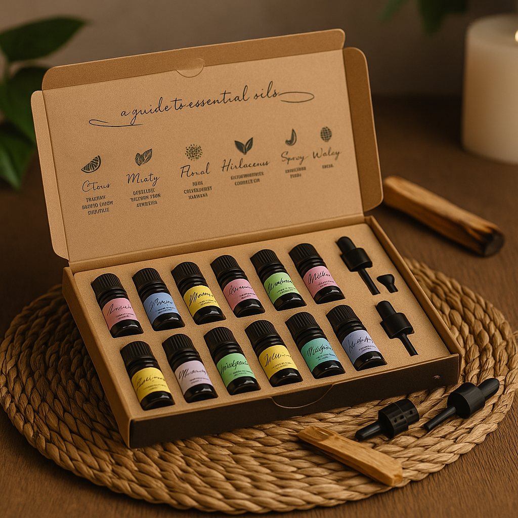 Set essentiële oliën, lente 12 x 5ml