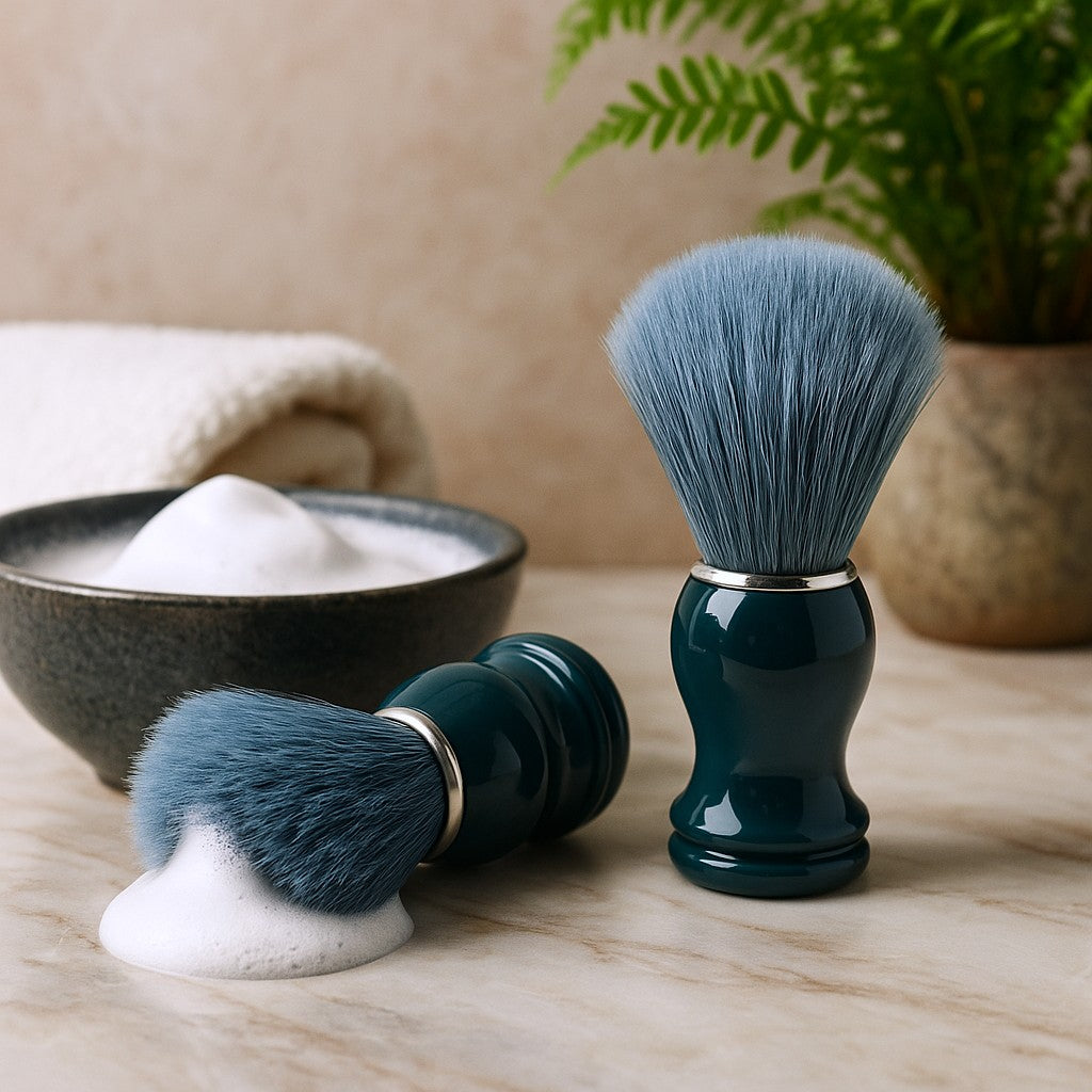 Pennello da barba blu Posh