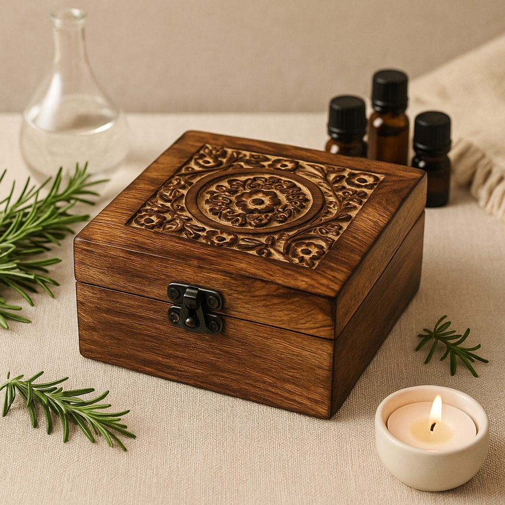 Essential Oil Storage Box 25 Slots 10ml Bottles