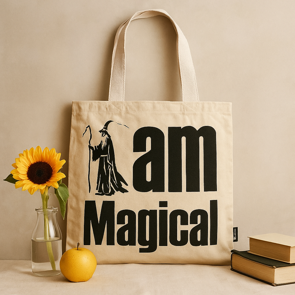 Torba na ramię Jestem Magiczny Naturalny 4oz